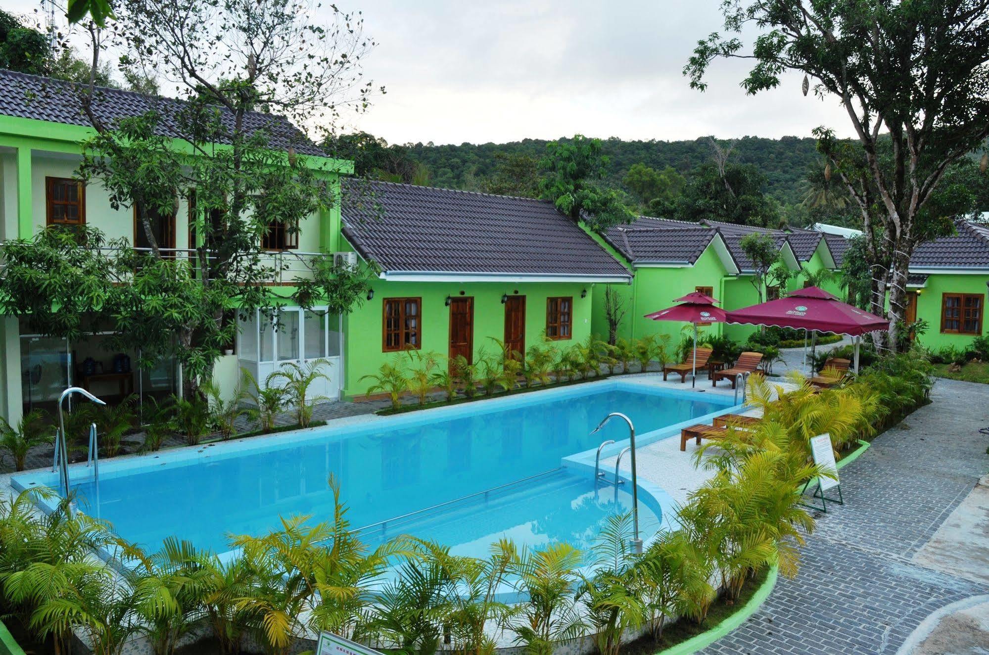 Bamboo Resort Duong Dong Exterior foto
