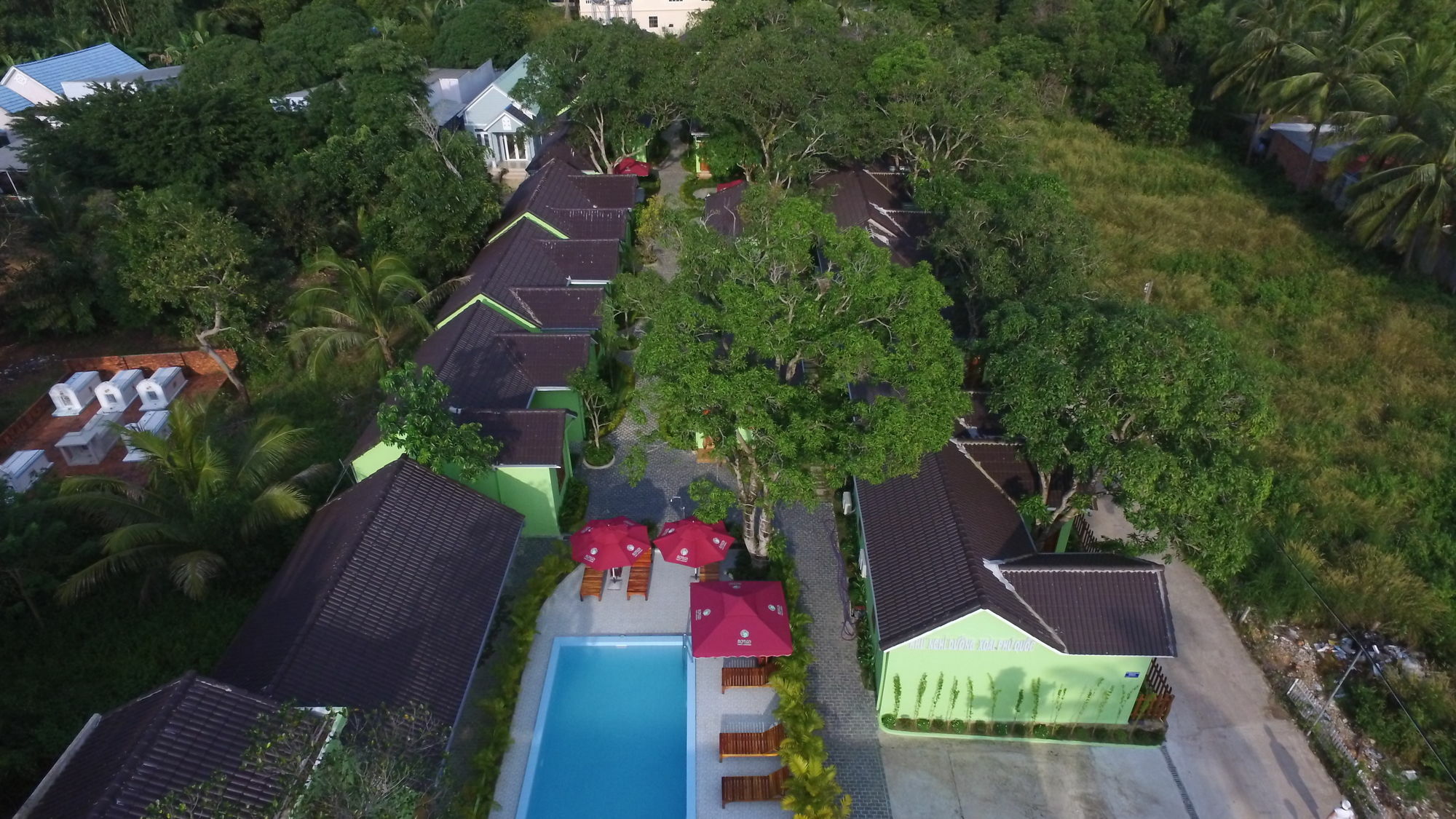 Bamboo Resort Duong Dong Exterior foto